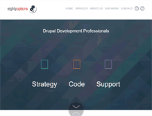 Tablet Screenshot of eightyoptions.com.au